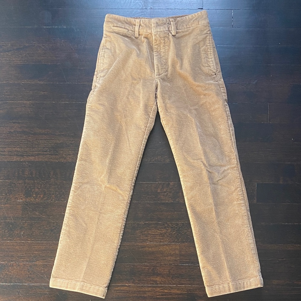 Polo Ralph Lauren Boys Brown Corduroy Pants size 8 , Tan in color.